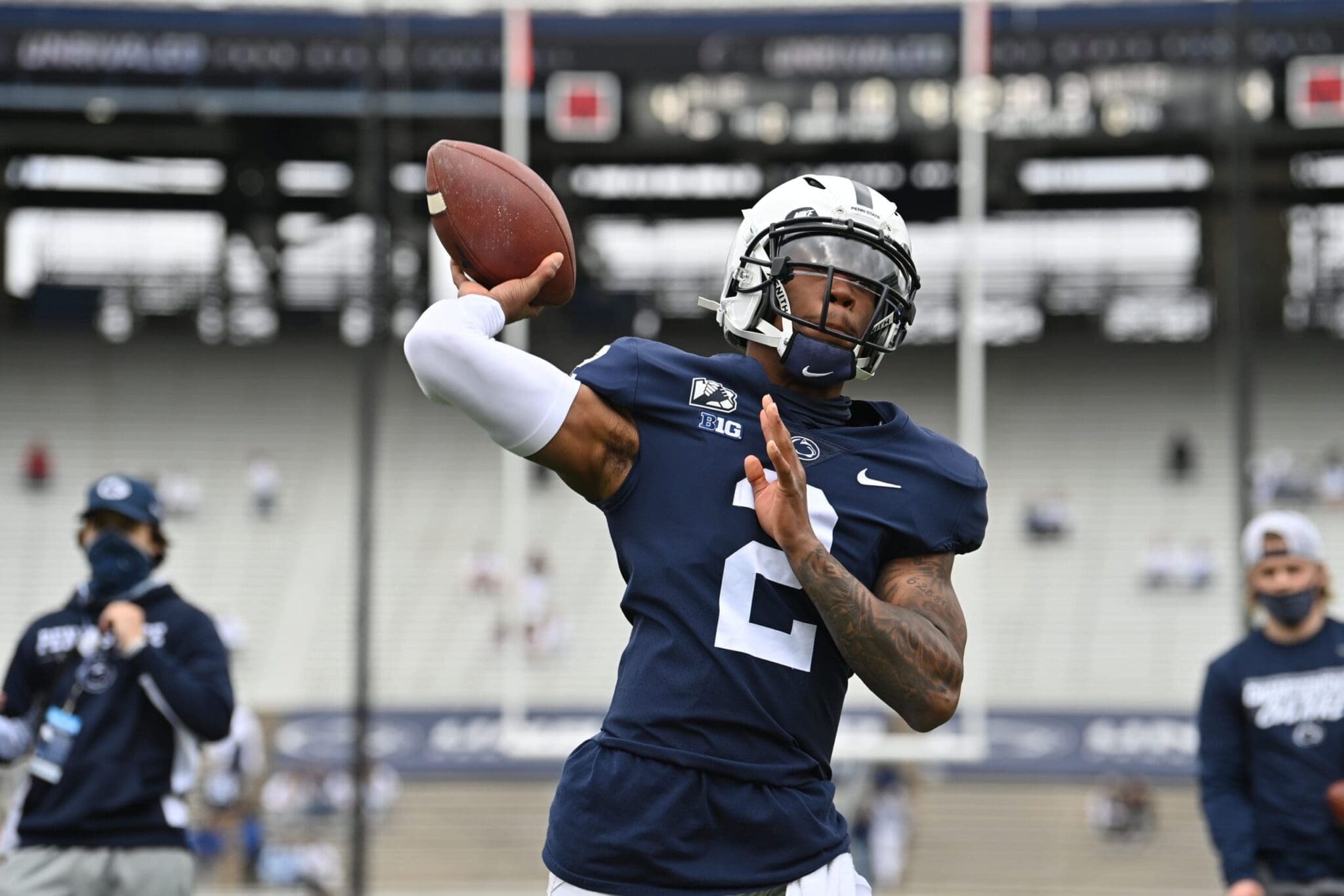 Ta’Quan Roberson is only remember by most Penn State fans for his struggles in relief of Sean Clifford at Iowa Oct. 9, 2021.