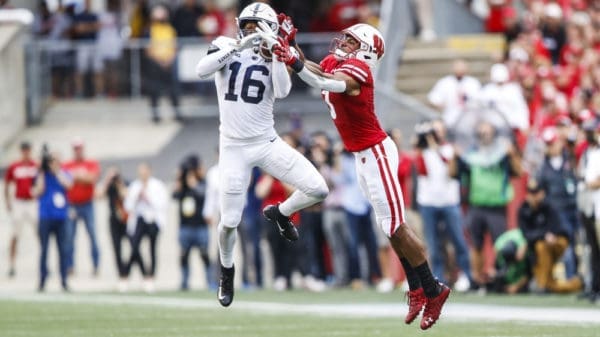 Ji'Ayir Brown had a game-clinching interception the last time Penn State played Wisconsin, Sept. 4 2021