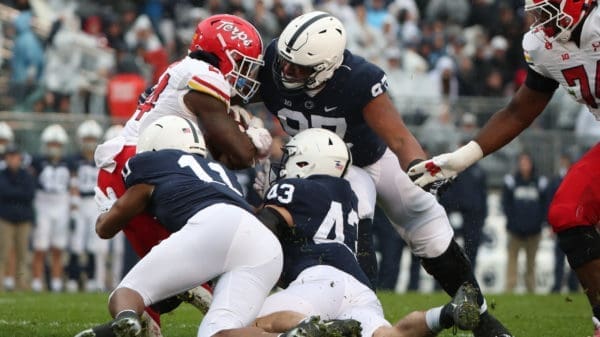 Penn State has played Maryland 10 seasons in a row and won eight of those matchups.