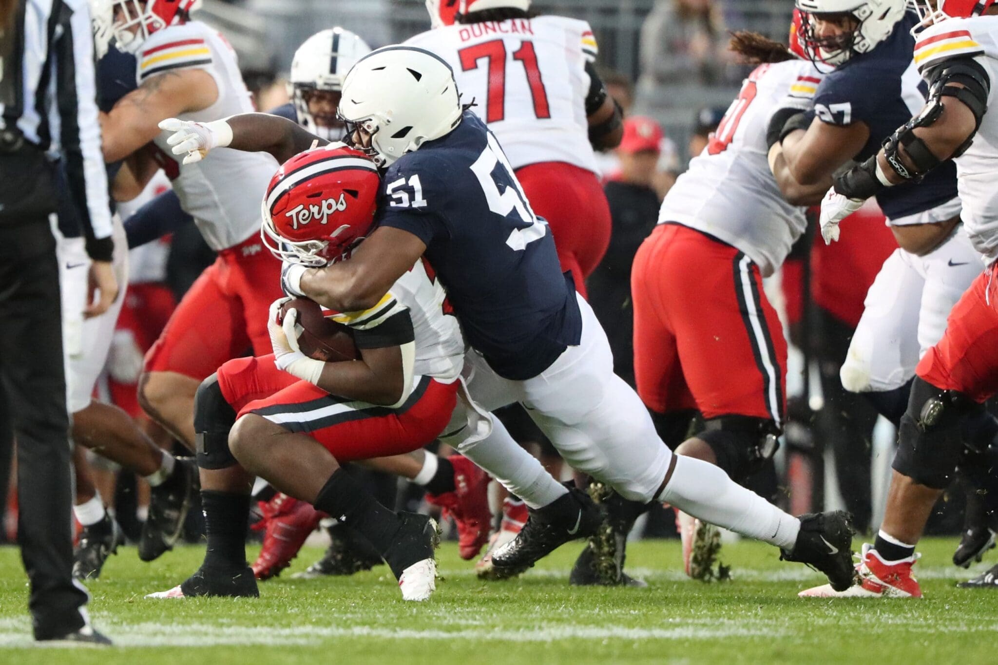 Defensive tackle Hakeem Beamon is no longer with the Penn State football program.