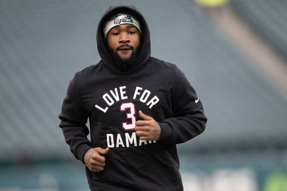 Miles Sanders of the Philadelphia Eagles