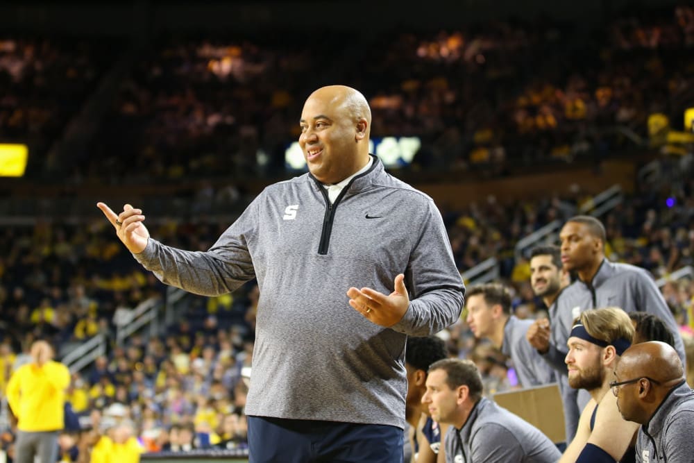 Penn State Basketball Coach Micah Shrewsberry