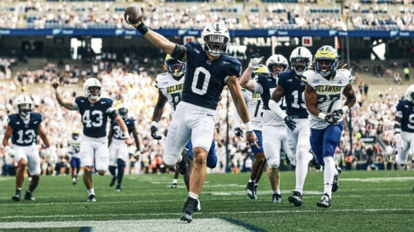 Penn State LB Dom DeLuca is proud of what he’s accomplished but also knows there’s still work to be done.