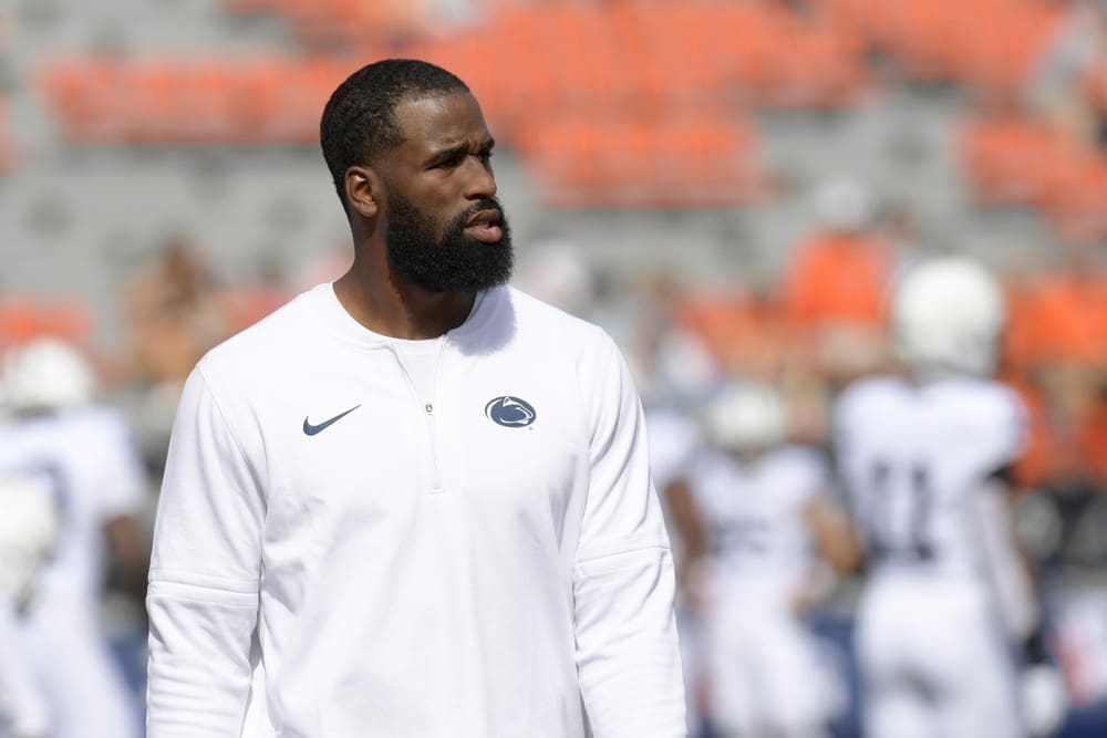 Penn State defensive line coach Deion Barnes spoke highly of true freshman DE Max Granville on a Zoom call Thursday