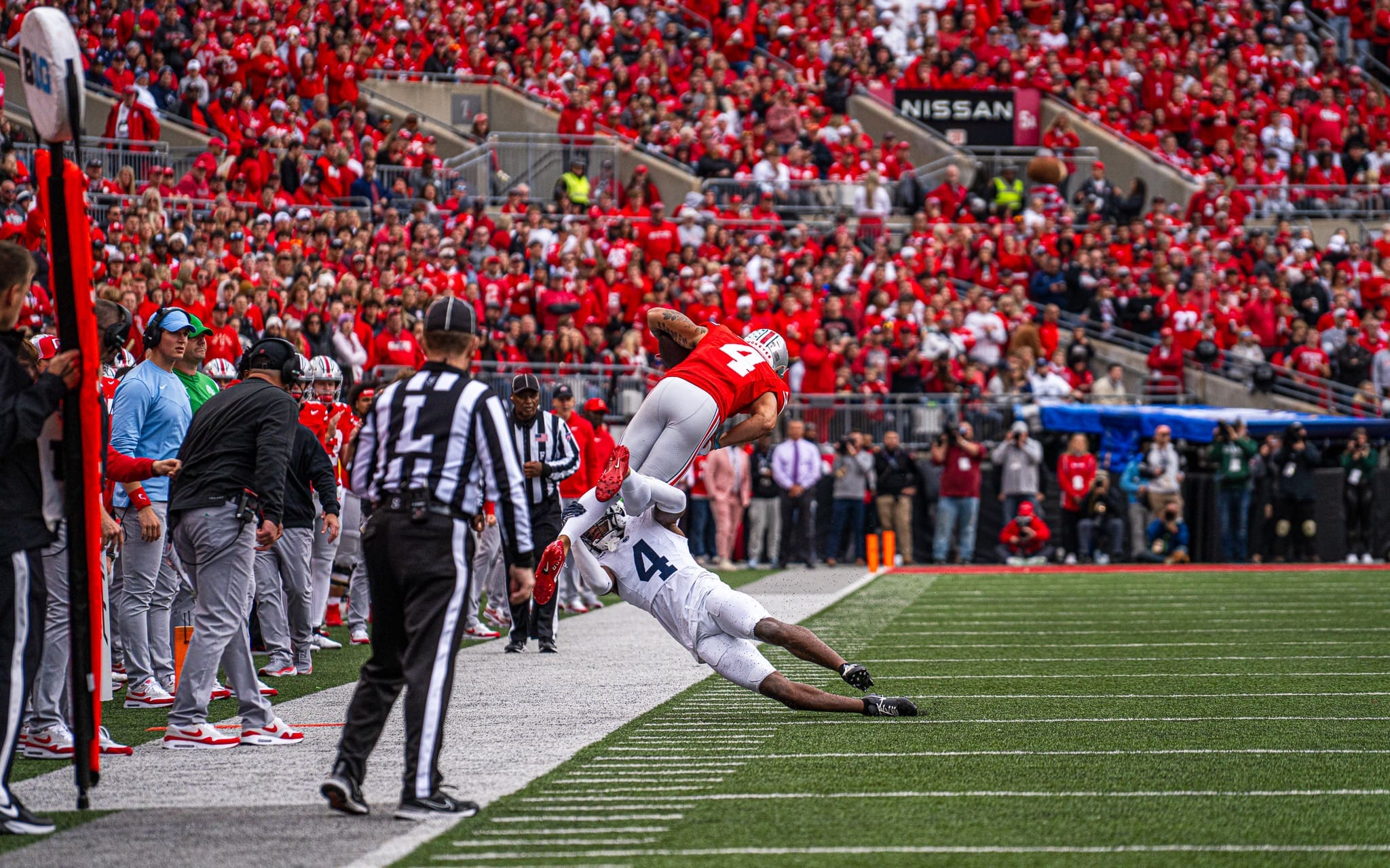 Penn State CB Kalen King was called for a critical defensive holding  penalty  in last year’s 20-12 loss in Columbus 