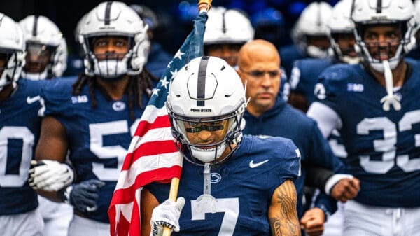 Penn State WR Kaden Saunders is among those on the injury report for Wisconsin