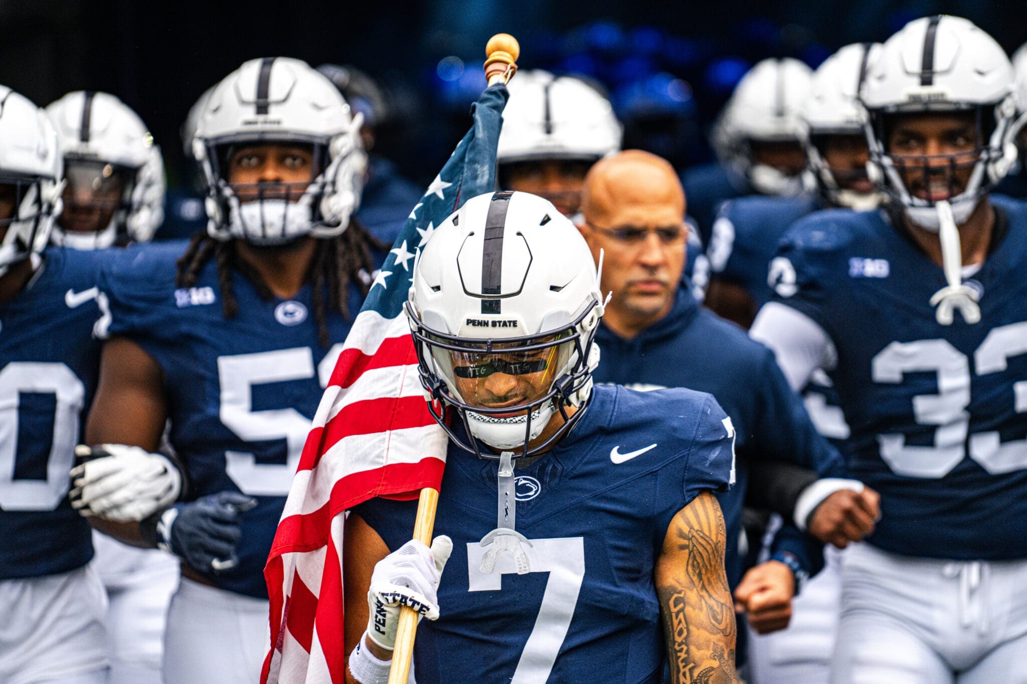 Penn State WR Kaden Saunders is among those on the injury report for Wisconsin