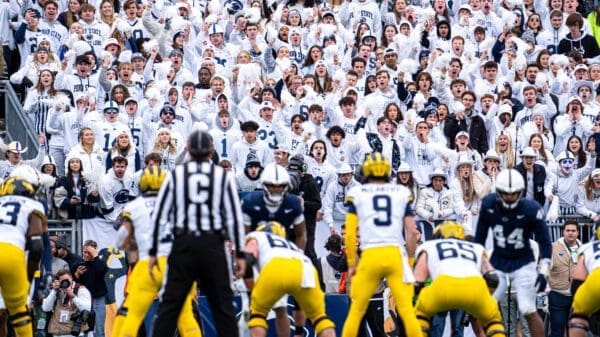 Penn State had a flyover before its game against Michigan last season and lost.