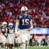 Penn State QB Drew Allar is temporarily out of Saturday night’s game at Wisconsin with an injury.