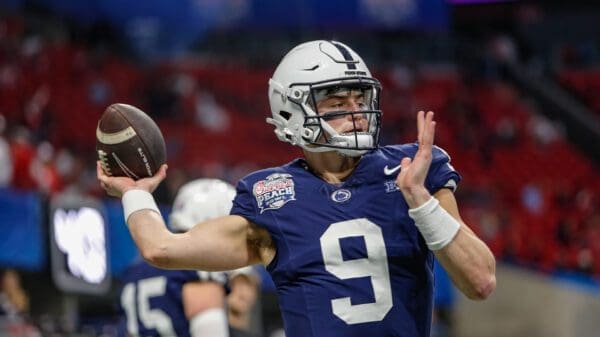 This photo was taken before Beau Pribula played against Ole Miss in the Peach Bowl Saturday, Dec. 30, 2023 in Atlanta, Georgia. Now, he might be joining Ole Miss.