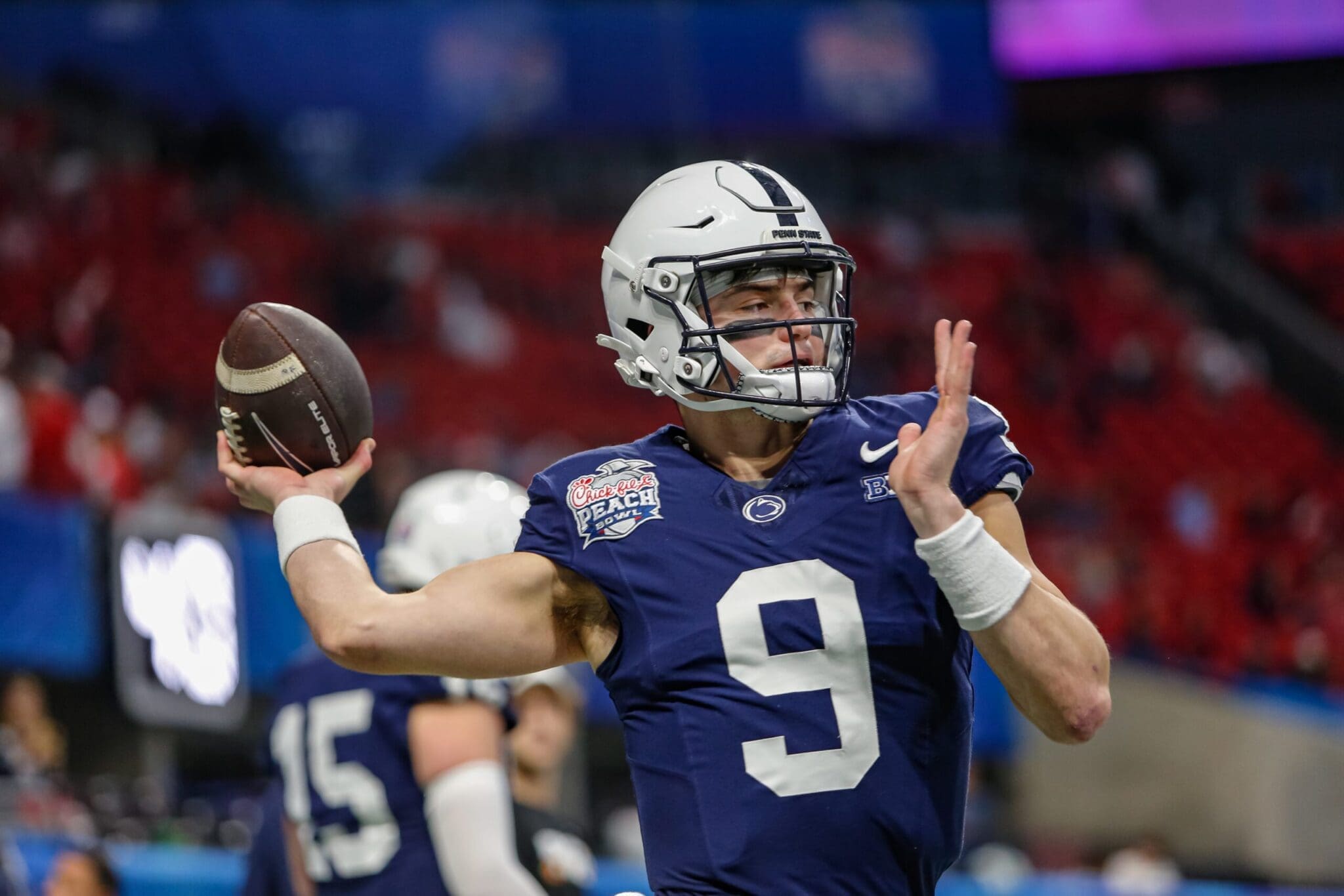 This photo was taken before Beau Pribula played against Ole Miss in the Peach Bowl Saturday, Dec. 30, 2023 in Atlanta, Georgia. Now, he might be joining Ole Miss. 