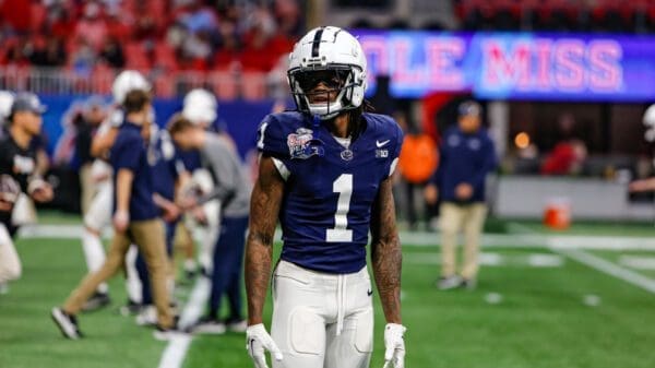 KeAndre Lambert-Smith was distraught after Penn State’s Peach Bowl loss to Ole Miss this December, which ended up being his last game at PSU