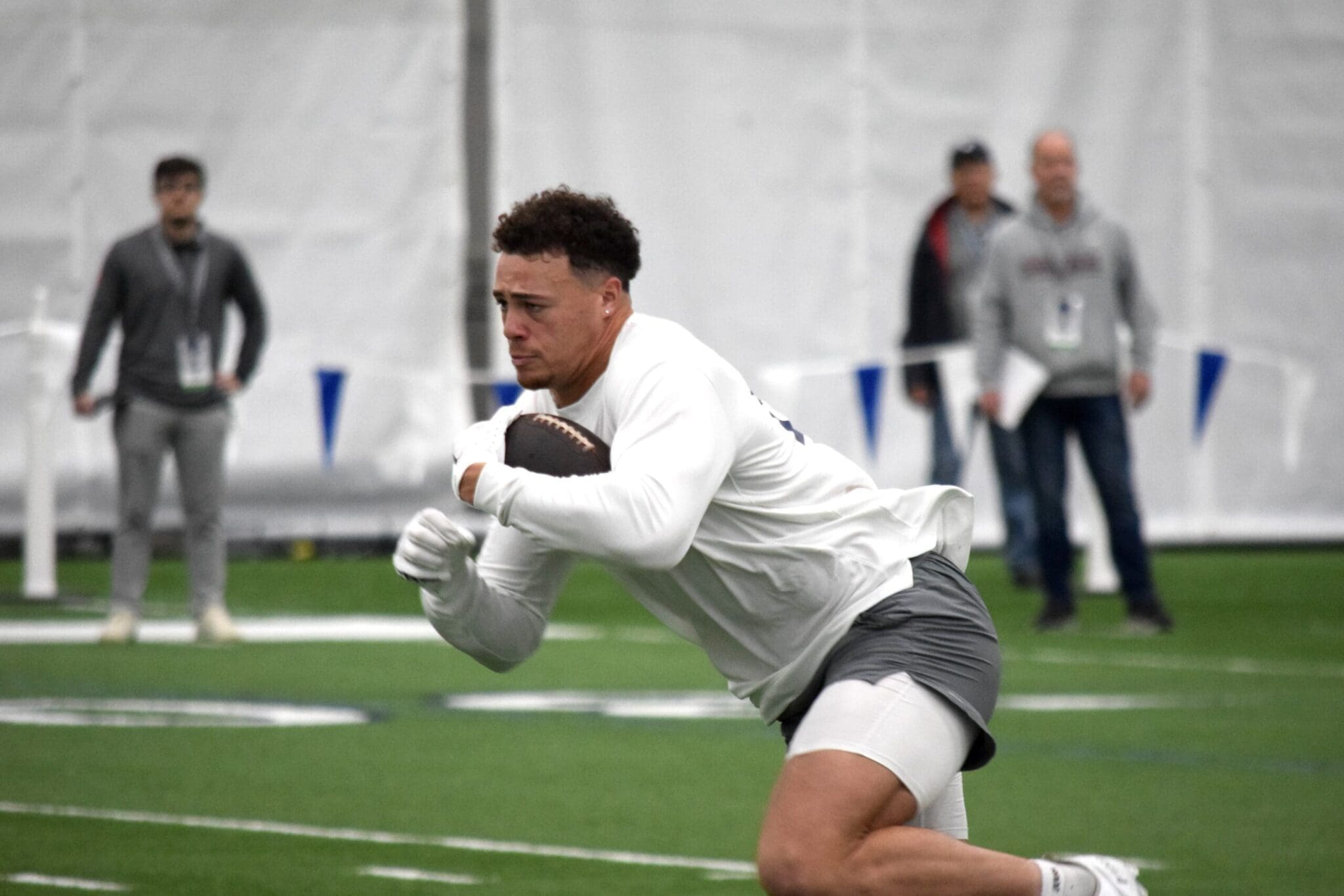 If Theo Johnson becomes anywhere near the TE Rob Gronkowski was, Penn State will be very proud. 
