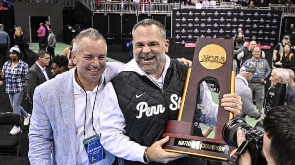 Penn State AD Pat Kraft is like everybody else: He thinks wrestling coach Cael Sanderson is the man.