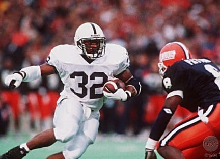 Ki-Jana Carter was a big part of the undefeated 1994 Penn State team that ended its season by playing Oregon in the Rose Bowl