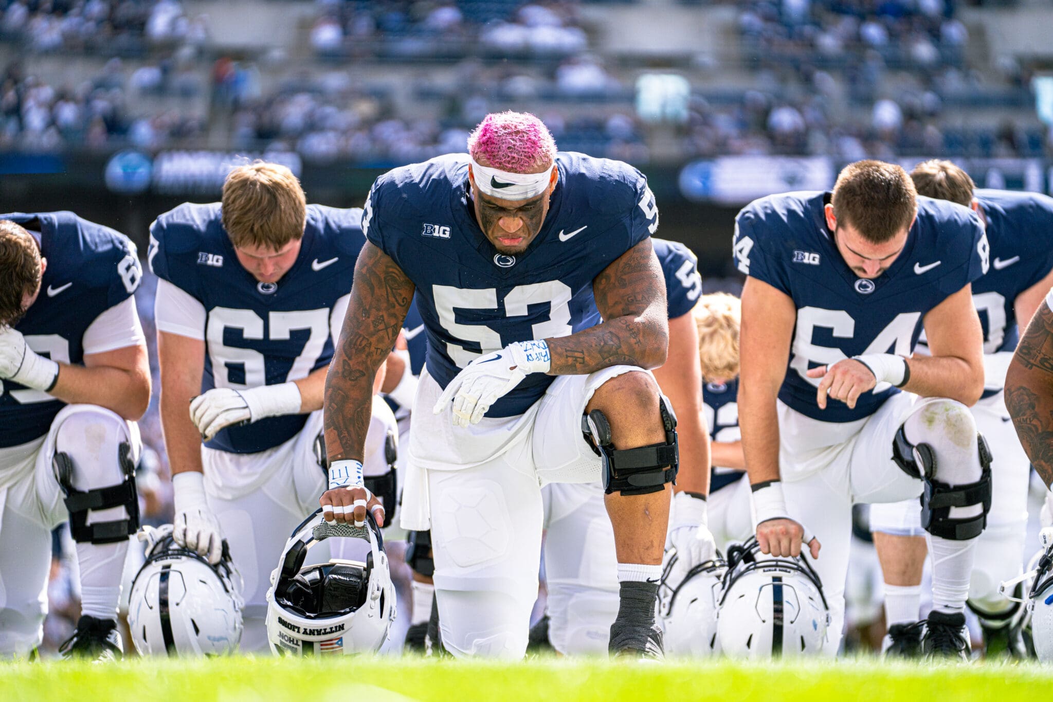 Penn State center Nick Dawkins is as ready as anybody for the College Football Playoff. He’s been waiting a long time for it.