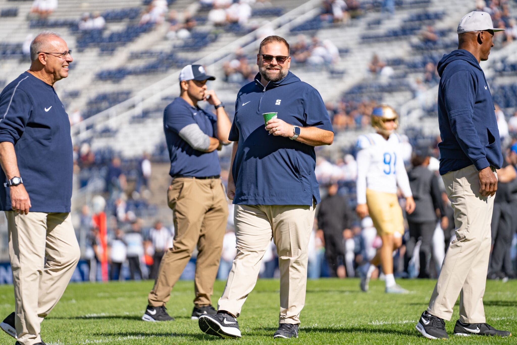 Penn State OC Andy Kotelnicki Enjoys Himself Before Team’s Game Against UCLA Saturday, Oct. 5, 2024