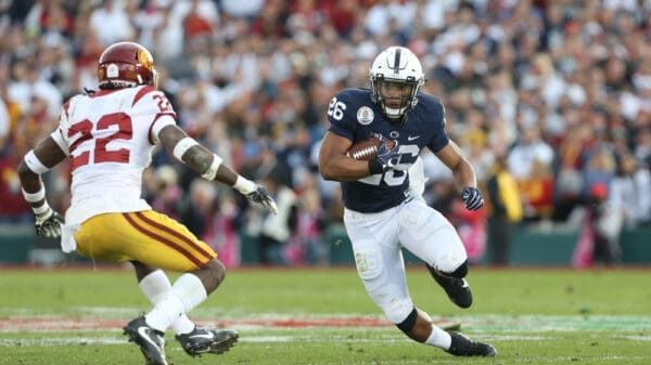 Former Penn State RB Saquon Barkley won the Paul Hornung Award (most versatile player) in 2017.