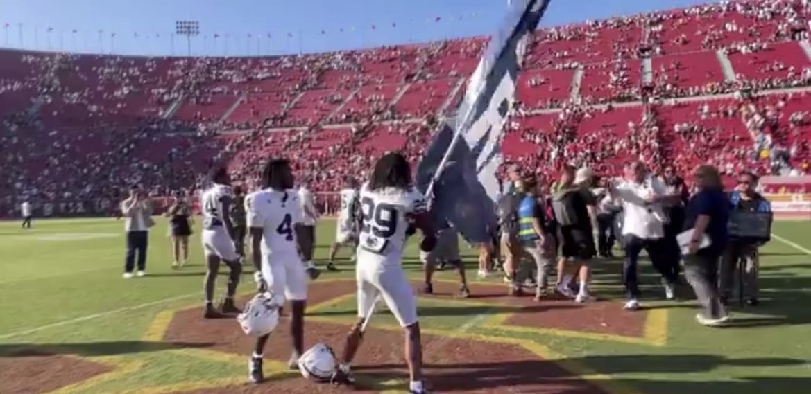 Penn State football made sure to mark its territory after beating USC Saturday, October 12