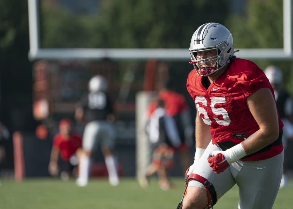 Ohio State is already down one left tackle, and if Zen Michalski canโt go against Penn State, things will be more challenging.