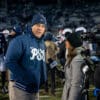 Penn State coach James Franklin had some controversy surrounding his team following a 44-7 win over Maryland Saturday, Nov. 30, 2024 at Beaver Stadium.