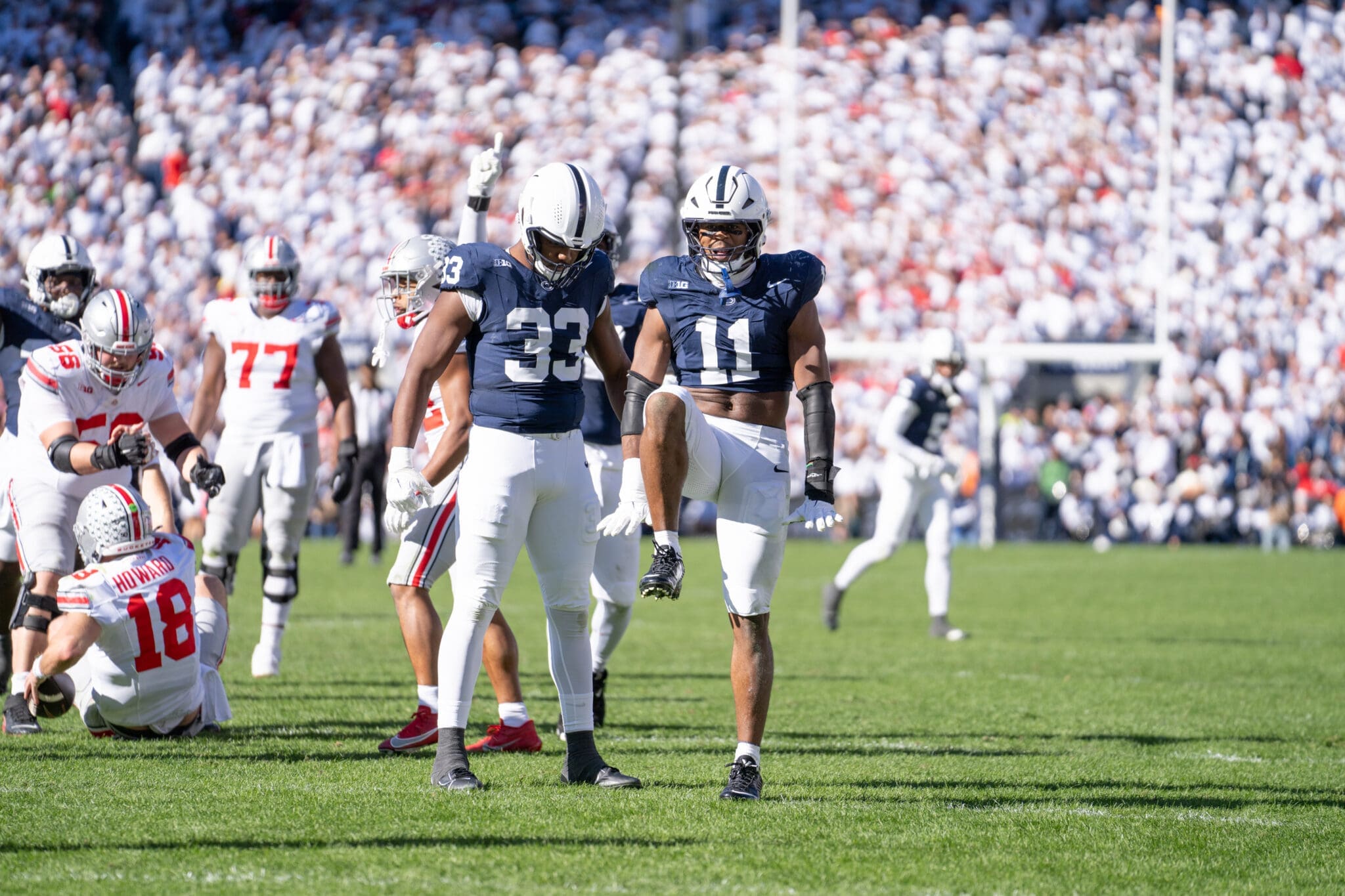 Penn State didn’t lose to Ohio State because of Abdul Carter, who had two sacks.