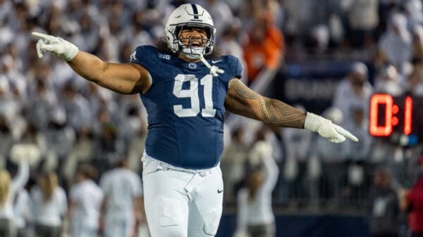Penn State DL Dvon J-Thomas didn’t hold back when talking about the University of Maryland.