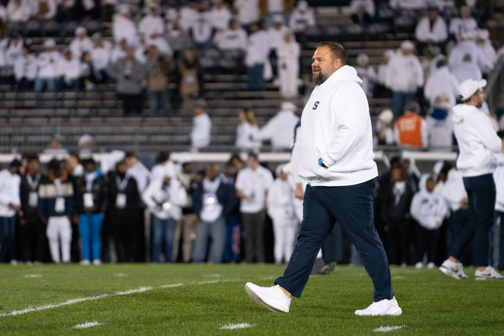 Penn State OC Andy Kotelnicki is reportedly a candidate for the West Virginia head coaching job.