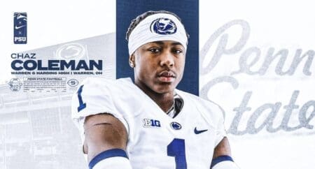 Chaz Coleman is the 26th player to commit to Penn State’s Class of 2025