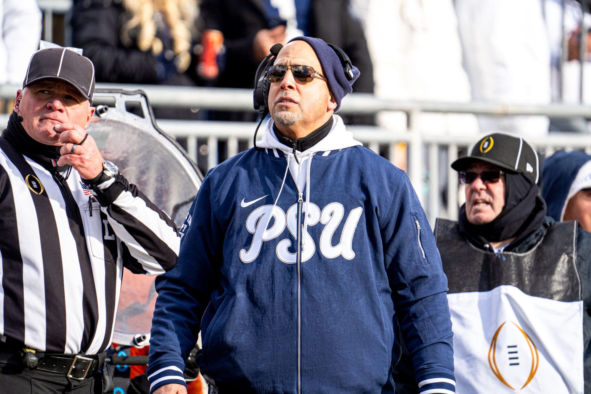 Penn State HC James Franklin and his team are heavy favorites against Boise State, odds say.