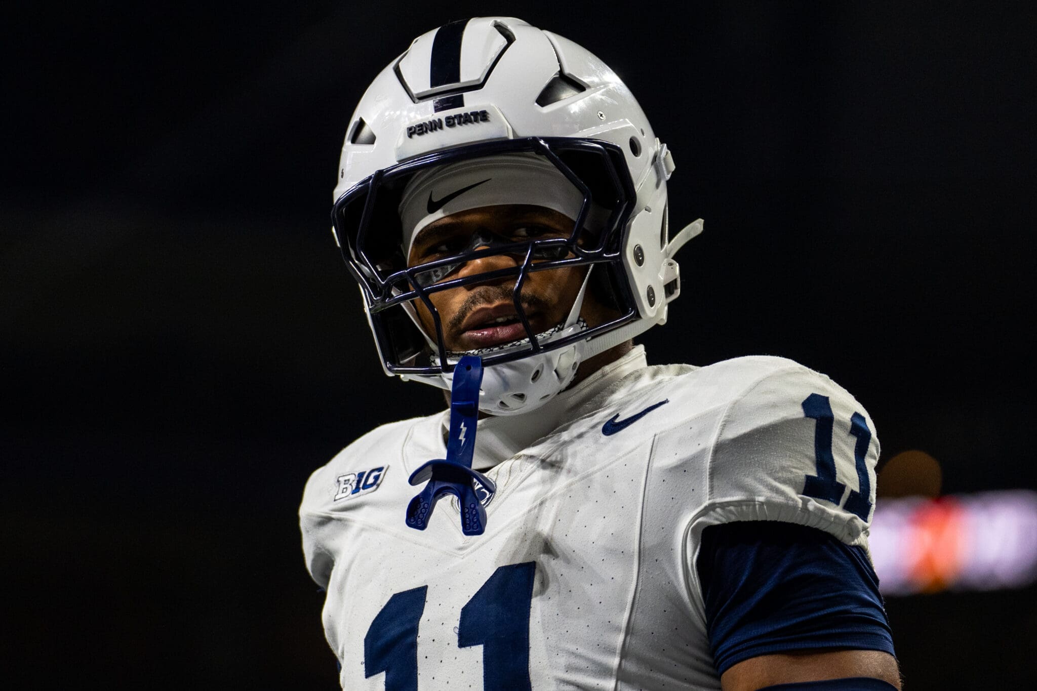 Penn State DE Abdul Carter didn’t seem happy about not being the winner of the 2024 Bronco Nagurski Award