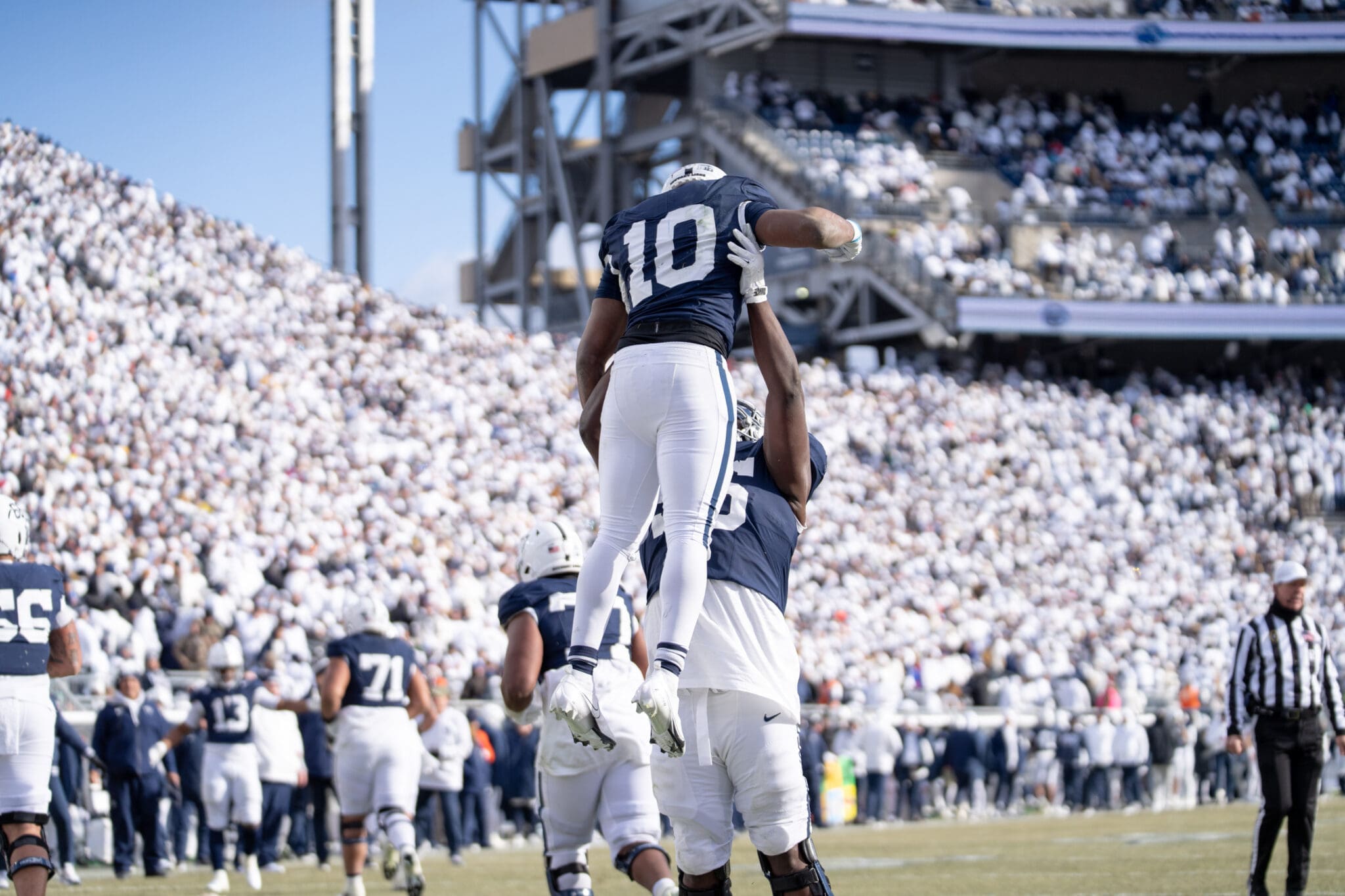 Penn State RB Nicholas Singleton came 10 yards shy of 100 in Saturday’s win at Beaver Stadium Dec. 21, 2024 against SMU.