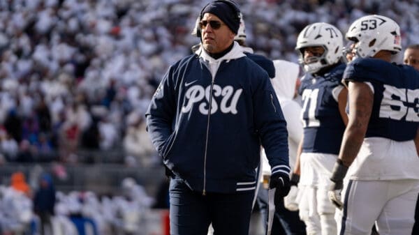Penn State coach James Franklin is quite proud of his program.