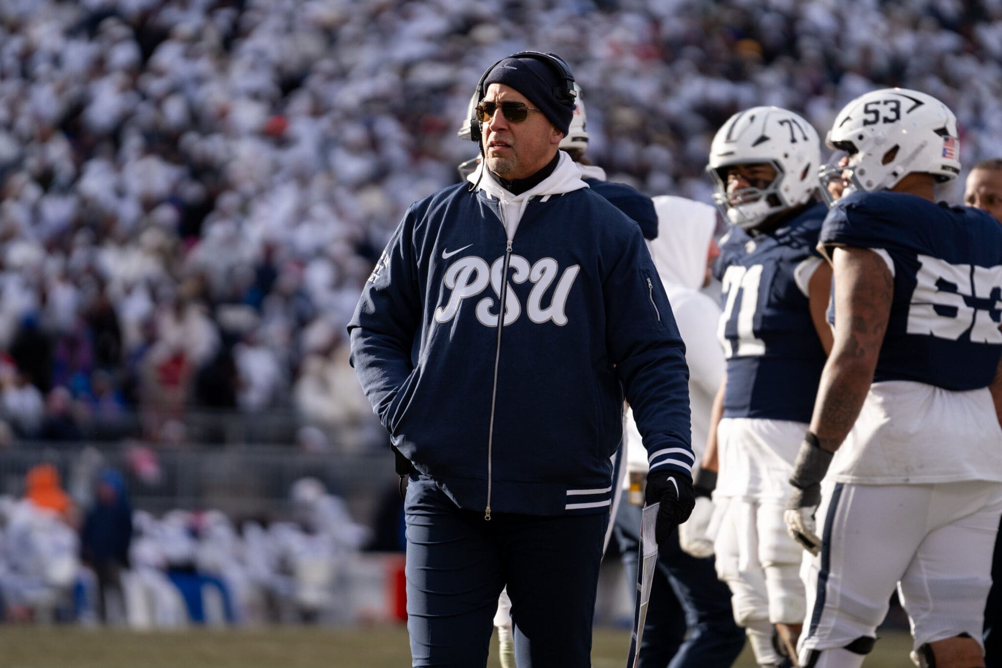 Penn State coach James Franklin is quite proud of his program.