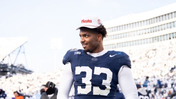 Dani Dennis-Sutton is among many that are happy Penn State is going to the Fiesta Bowl.