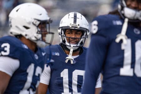 Penn State RB Nicholas Singleton has been battling injuries for the better half of the last two months.