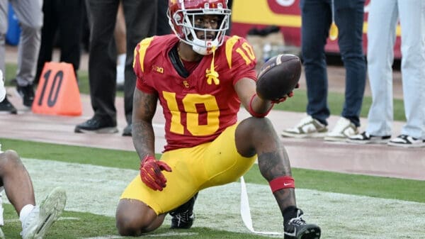 Penn State is set to host USC WR Kyron Hudson, who is in the transfer portal.
