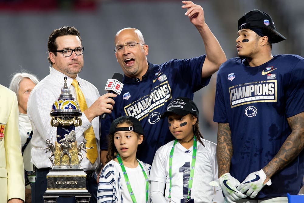 Penn State is 7-0 all-time in Fiesta Bowl games.