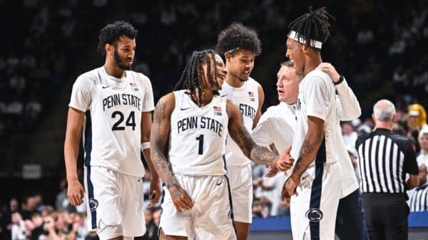 Penn State Basketball, Mike Rhoades, Ace Baldwin Jr., Zach Hicks, Nick Kern Jr., Puff Johnson