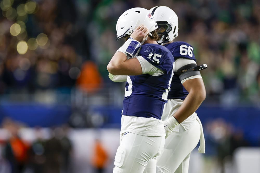 It took Drew Allar more than a week to walk his interception against Notre Dame with QB coach Danny O’Brien