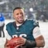 Penn State great Saquon Barkley is going to the Super Bowl.