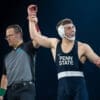 Penn State wrestling star Mitchell Mesenbrink is still the king at 165