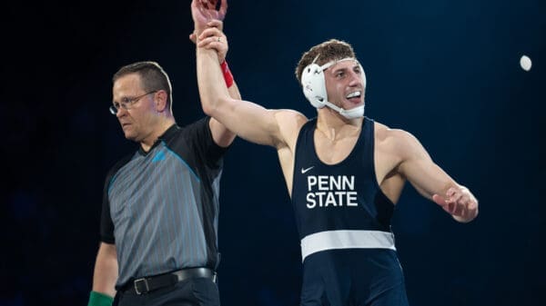 Penn State wrestling star Mitchell Mesenbrink is still the king at 165