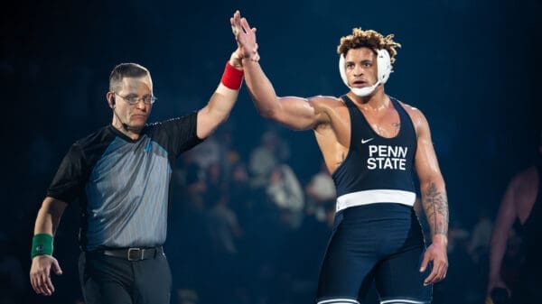 Only the great Gable Steveson is ahead of Penn State wrestling star Greg Kerkvliet in the heavyweight rankings