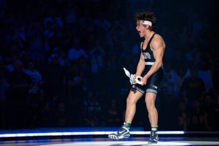 Tyler Kasak loves Johnny Cash and Penn State wrestling fans love him