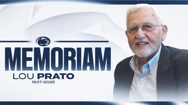 Penn State sports historian Lou Prato his died at the age of 87.