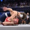 Penn State wrestling star Levi Haines will be doing this a lot in his final season of eligibility.