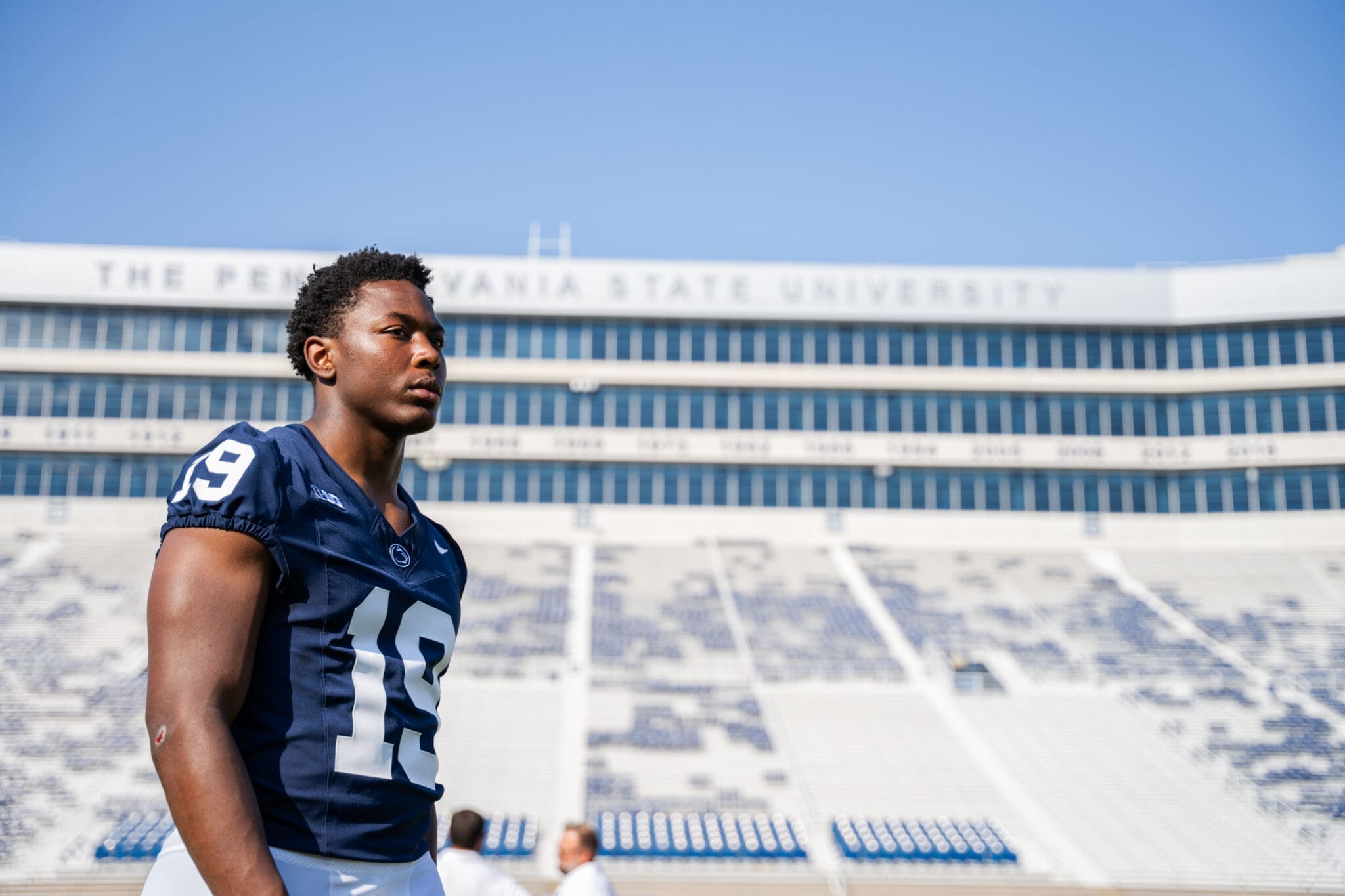 Penn State and its fans are pysched about true freshman defensive end Chaz Coleman.