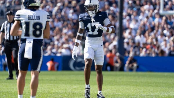 CB Kenny Woseley Jr. played as much as any Penn State defender Saturday, Aug. 30 against Nevada.