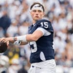 Penn State coach James Franklin talked about one thing QB Drew Allar is still struggling with.
